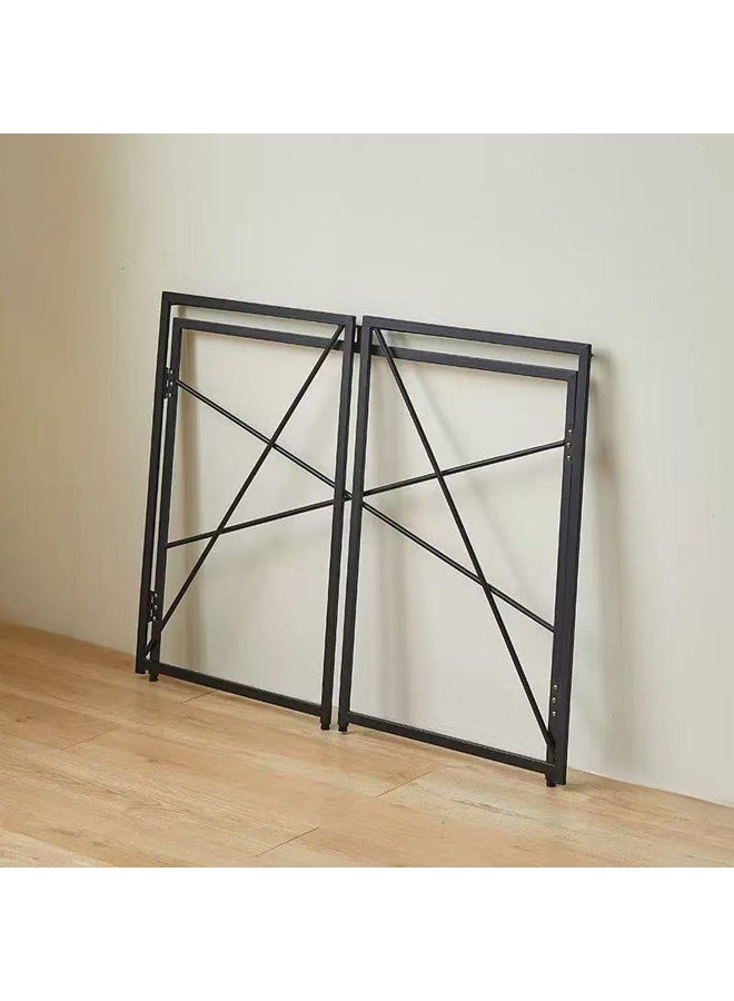 Home Box Foldable Study Desk in Wood and Black - Image 2